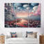 Ensemble de salon Corotto - Abstract Landscape Wall Art-108316357-108316359