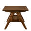 Table basse moderne en bois avec tablette