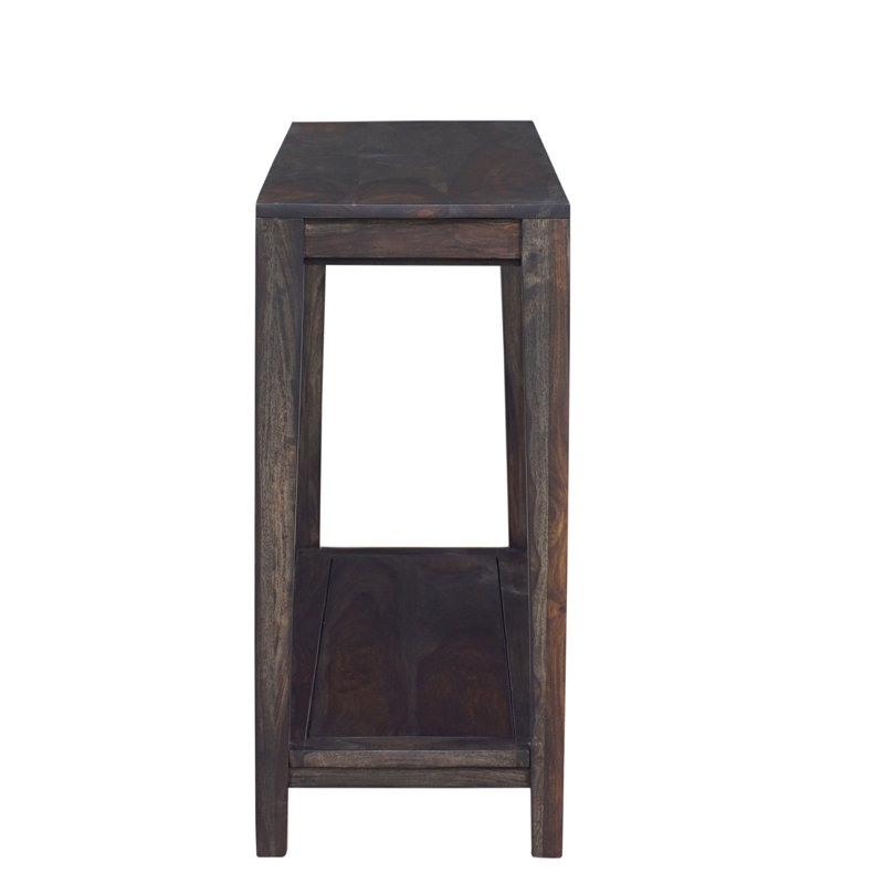 Jacie 50'' Solid Wood Console Table, Dark Brown