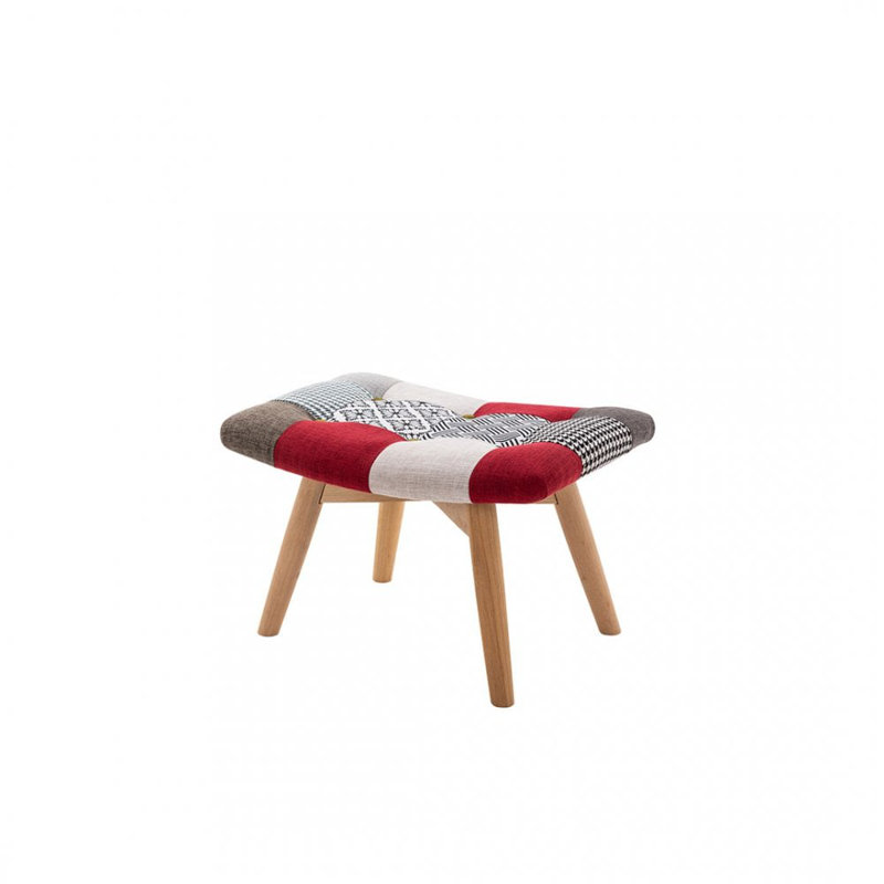 Jared Solid Wood Accent Stool