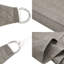 Sunshade Sail 160 G/M² Triangular Black 5X7x7 M HDPE-343098083