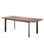 Extendable Metal Base Dining Table-904740274