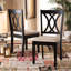 Chaise parsons H 18,5 po de couleur brun espresso Deux (2) chaises de salle à manger incluses, H 37,4 po x l 17,7 po x P 20,5 po-1688444014-1688444001