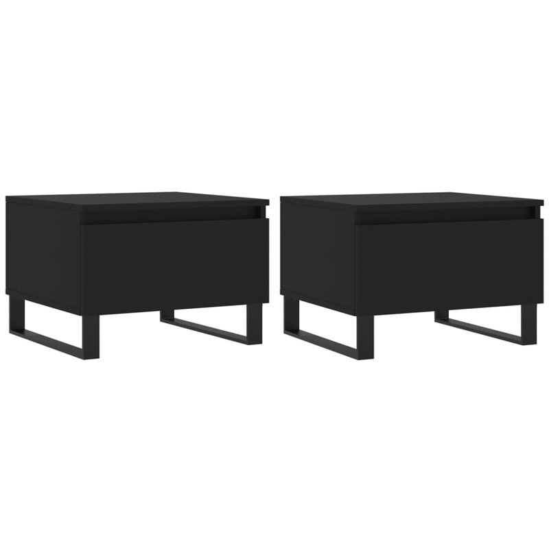 Coffee Table with Storage, Black