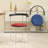 Dining Chair with Chrome Frame with Wood back-1106175356