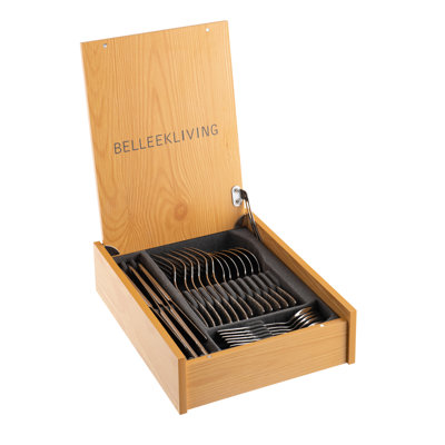 World Menagerie Parkeston 24 Piece Stainless Steel Cutlery Set , Service for 6