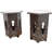 Syrian Glass Top End Table Set