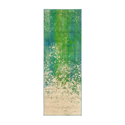 Tapis bleu sarcelle Hazel