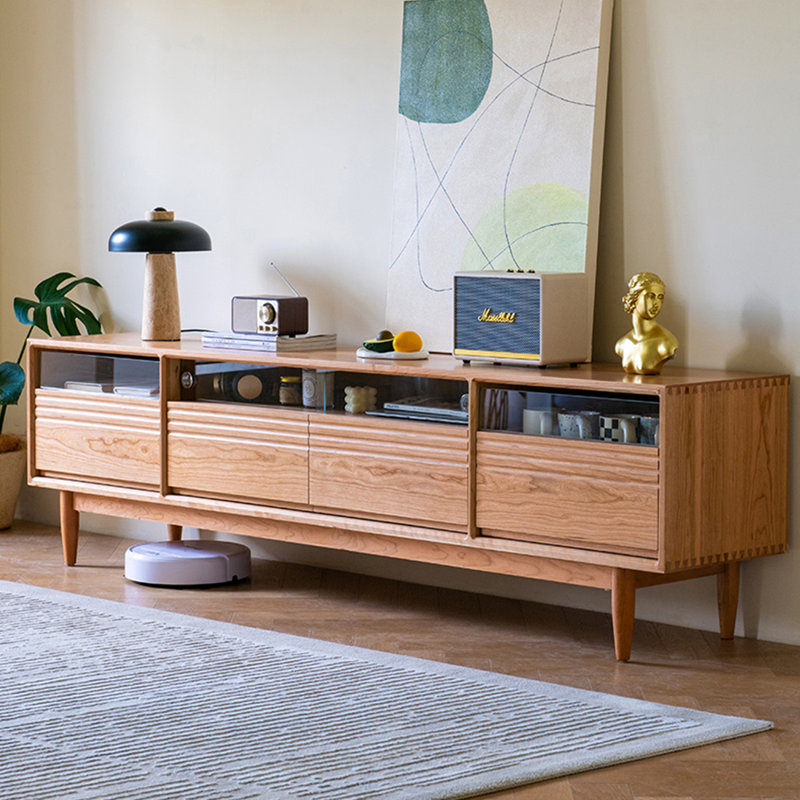 Meuble télé Modern Simplicity, H 21,45 po x L 70,86 po x l 15,75 po