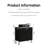 Elezabeth 29.94'' Single Bathroom Vanity with Engineered Stone Top