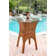 Charrie Round Glass Top Dining Table