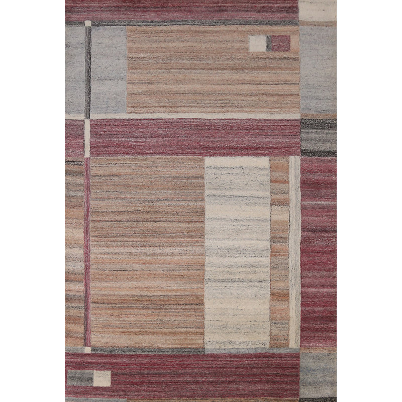 Tapis indien géométrique moderne