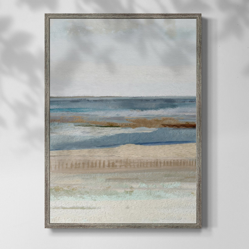 Saltwater Bay I, reproduction encadrée - bois massif, H 30 po x l 24 po