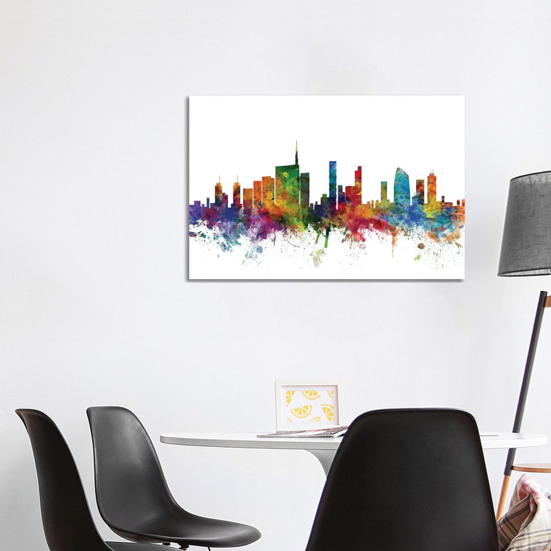 Milan, Italy Skyline by Michael Tompsett - Wrapped Canvas Gallery-Wrapped Canvas Giclée, 101.6 cm H x 66.04 cm W x 1.91 cm D
