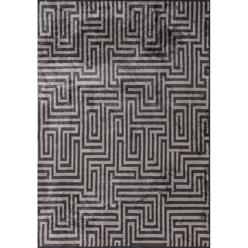 Rapture Geometric Shapes Area Rug, Rectangle 6'7" x 9'10"