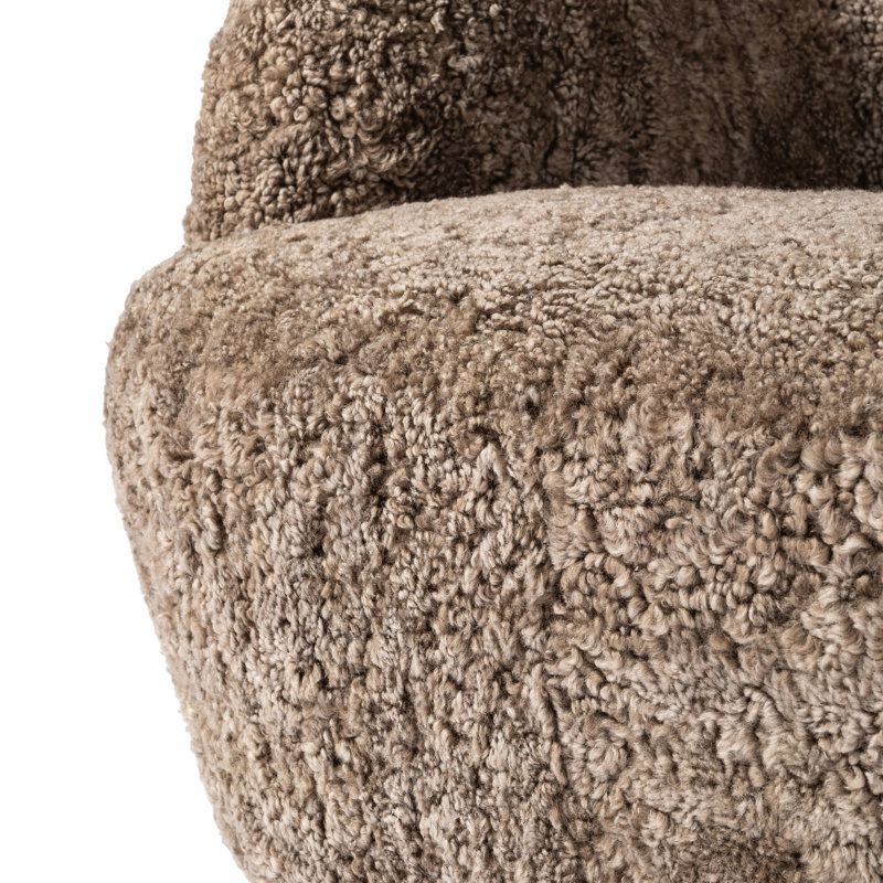 Alaska Upholstered Swivel Barrel Chair