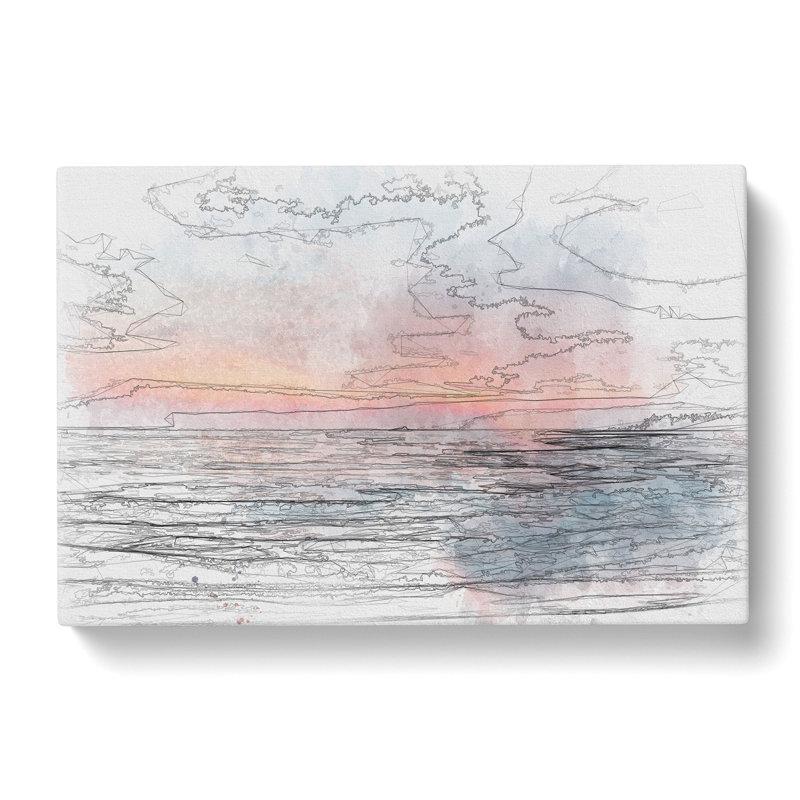 Sundown In Sri Lanka - Wrapped Canvas, 35cm H x 50cm W x 3cm D