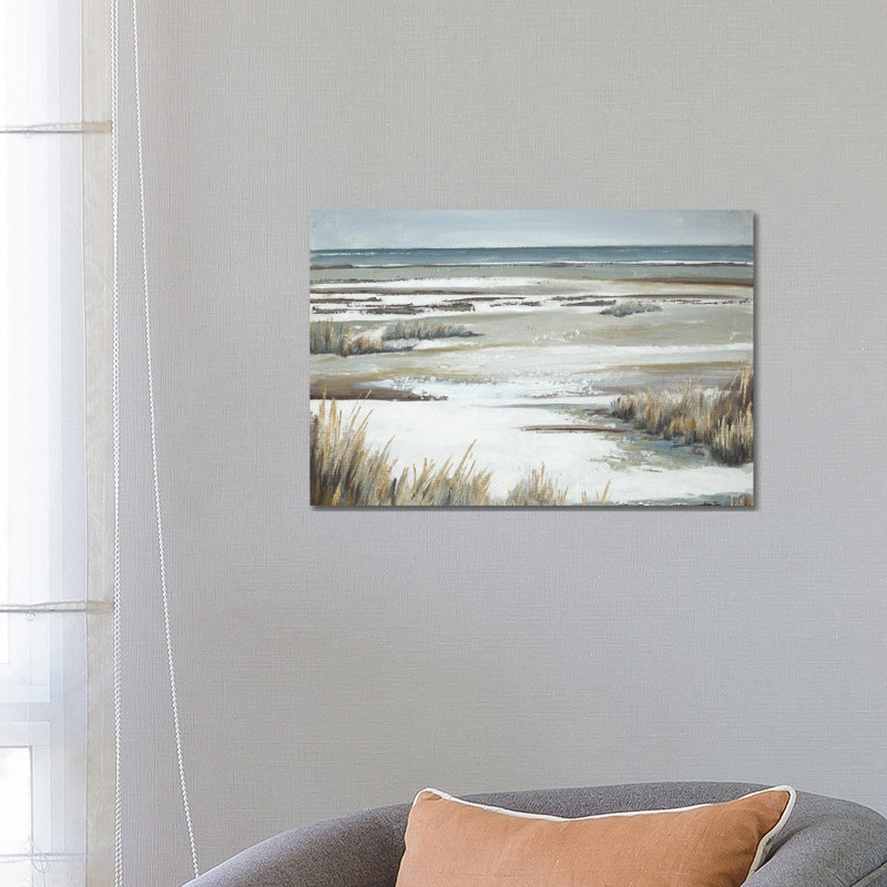 Golden Dunes 1 Piece Wrapped Canvas Wall Art, 66.04 cm H x 45.72 cm W x 3.175 cm D