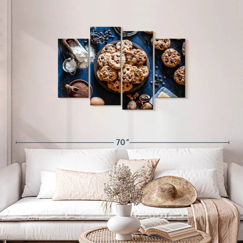 Biscuits aux pépites de chocolat Yarlin, H 27 po x l 43 po