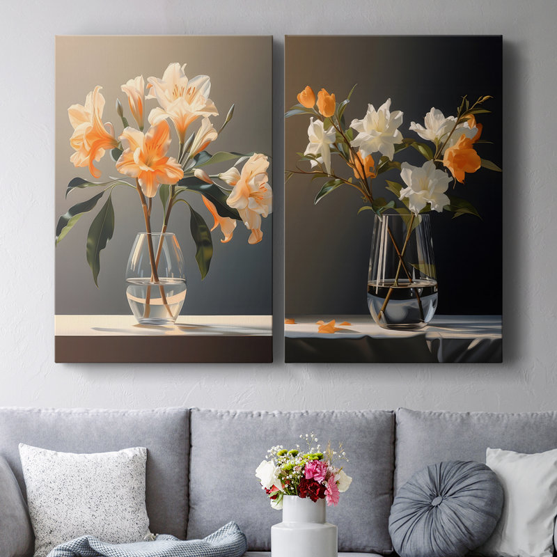 Classy Vase I-Premium Gallery Wrapped Canvas -Ready to Hang