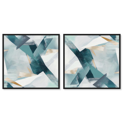 Ensemble de lignes de force sur toiles abstraites modernes par Art Remedy