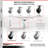 4-Piece Phenolic Caster Set