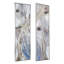 20 "x 71", peintures à l'huile abstraites, de 2, multicolore pour bureau à domicile, salon, décoration murale, 71 ", 2