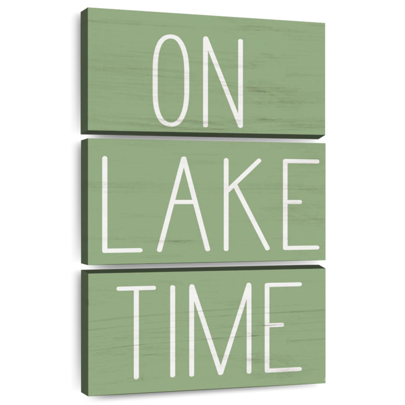 Tergel au bord du lac, H 32 po x l 20 po