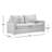Knightsville 70'' Upholstered Sleeper Sofa-895047519