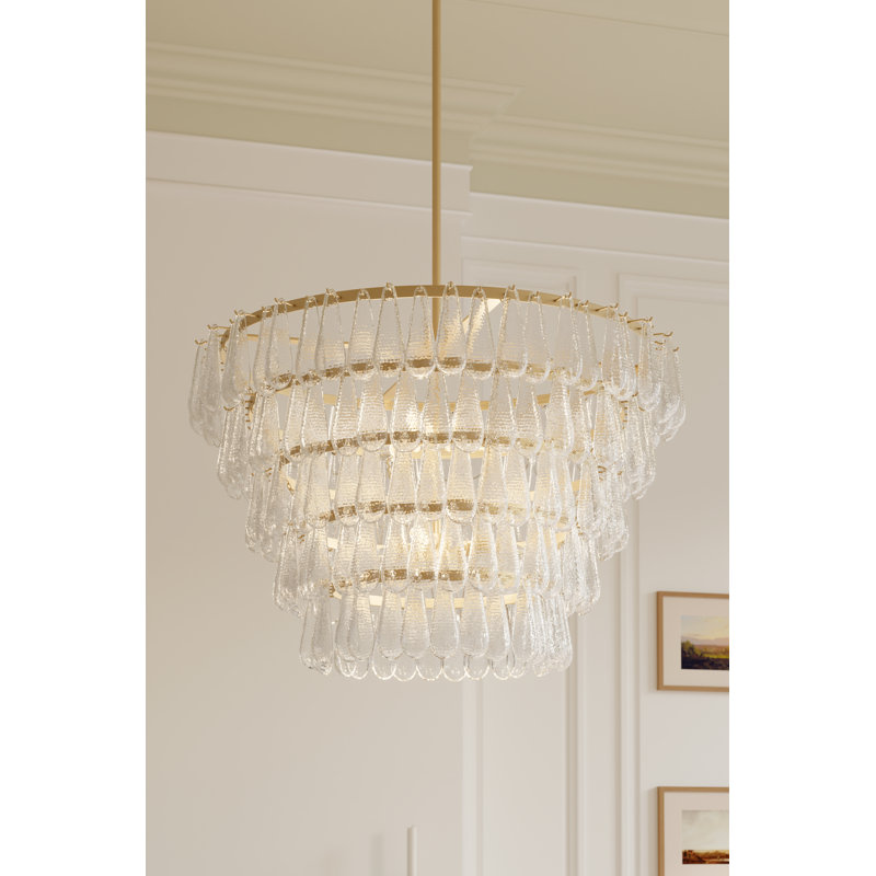Luminaire suspendu 8 lumières 35 "Vionne