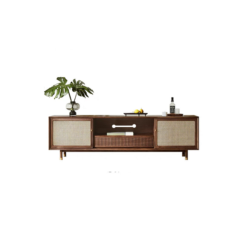 Meuble télé de style nordique rétro, 70.87"