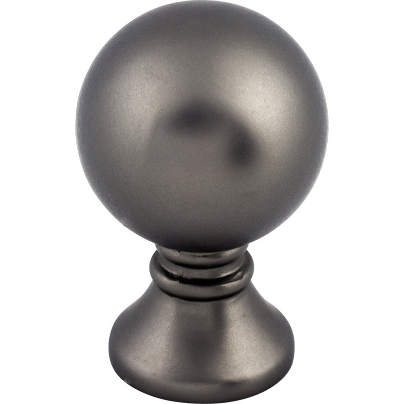 Kara 1" Diameter Round Knob, Ash Gray