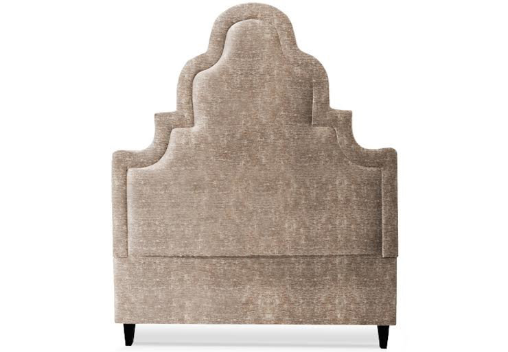 Meela Upholstered Panel Headboard - Thumbnail 3