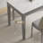White+Grey Rectangular Stone+Solid Wood Dining Table-111169437