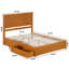 Lit plateforme avec rangement en bois massif Ashante avec pied de lit et tiroirs sous le lit-2141740070-2088022181