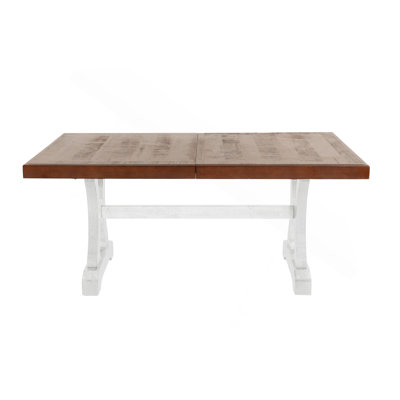 Table de salle à manger formelle blanche 1pc