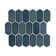Omni™ 10" x 12" Porcelain Honeycomb Mosaic Tile
