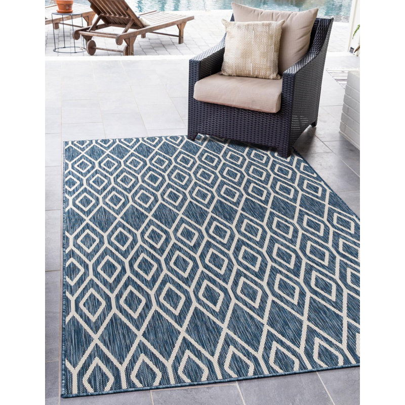 Turks and Caicos Indoor/Outdoor Rug, Rectangle 7'10" x 10'
