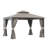 Sunjoy Roberts Outdoor Patio Steel Frame 11 x 13 ft. 2-Tier Soft Top Gazebo with Canopy Roof, Netting and Curtains-53617786-53617788