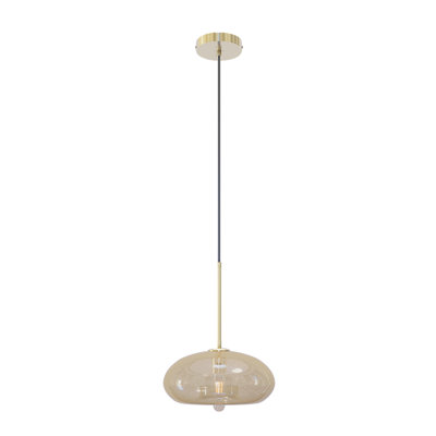 Eathen Single Light Glass Pendant