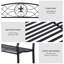 Fenham Metal Outdoor Bench