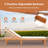 Brickfield 79" Long Reclining Eucalyptus Single Chaise