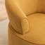 Fauteuil pivotant rembourré en polyester de 33 po de large Armelda-512362722