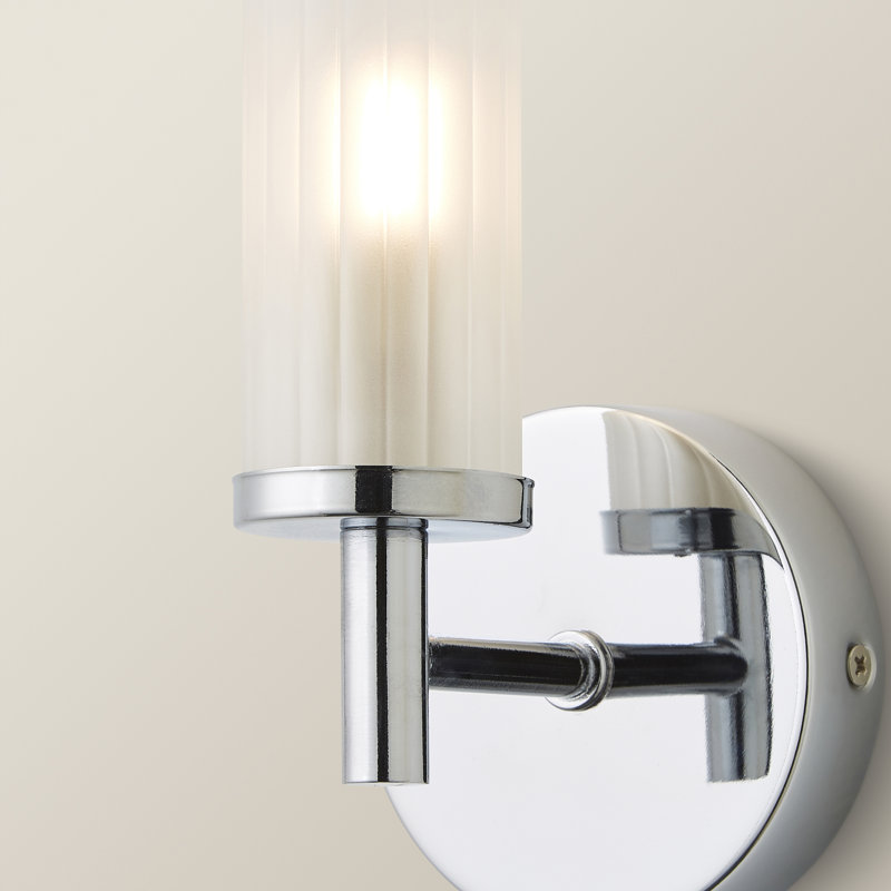 Adiell Glass Armed Sconce, Yes, Chrome