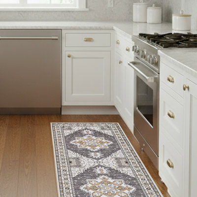 Laura Ashley Florence Imagine Printed Chenille Machine Washable Rugs