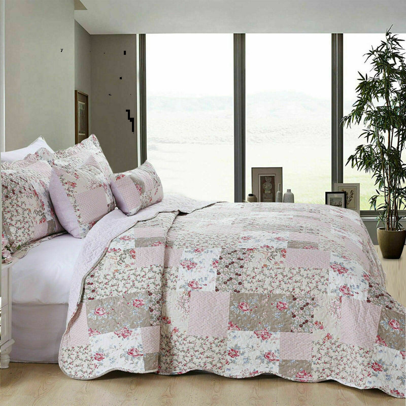 Ellston August Grove Bedspread Set with a pillow, W235 x L250cm