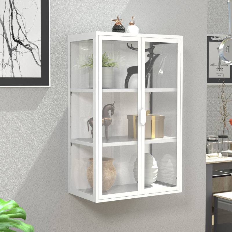 Pelico Display Cabinet, White