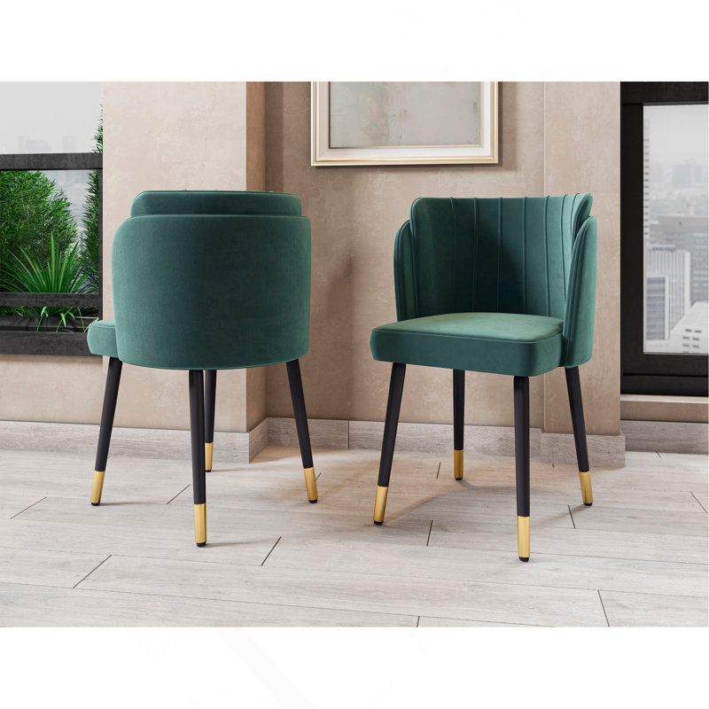 Dining Chair In Green, Green