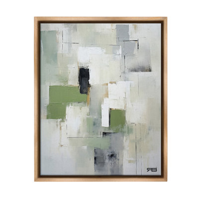 "Subtle Gray Shapes" par RB sur toile