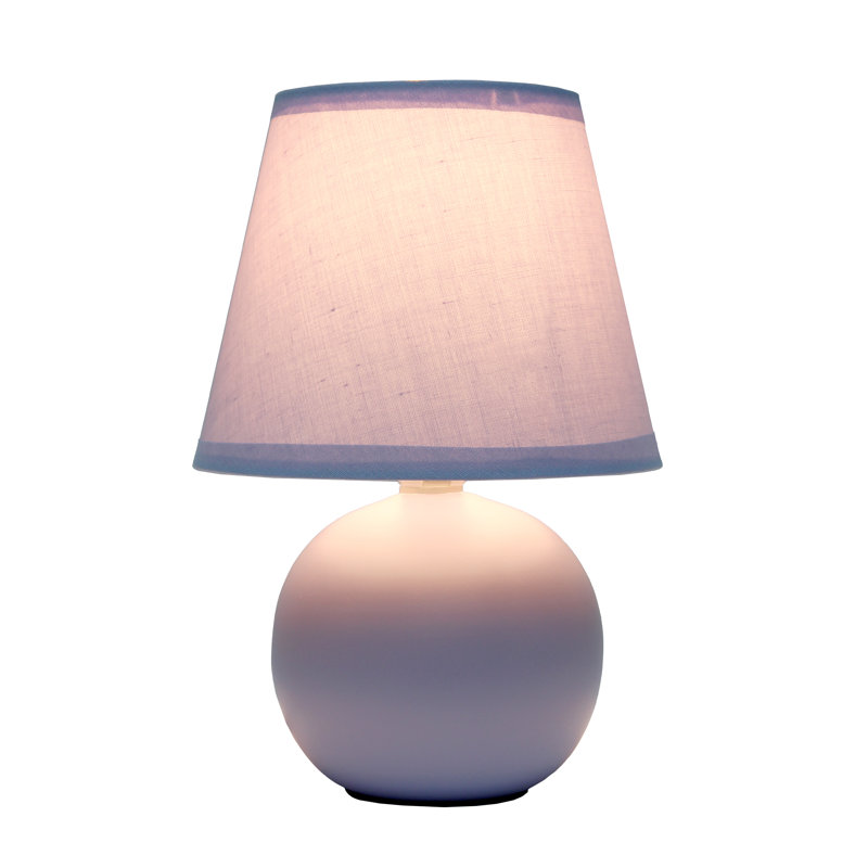 Amishi Ceramic Table Lamp, Purple, Yes